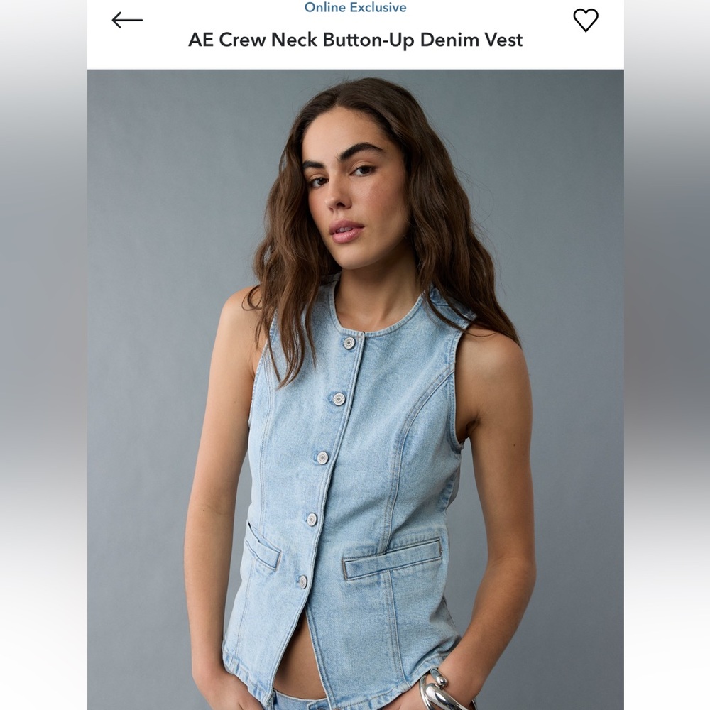 American eagle Denim vest
